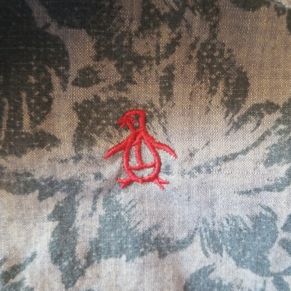 Penguin by Munsingwear Blue Buttoned Shirt - Picture 3 of 3